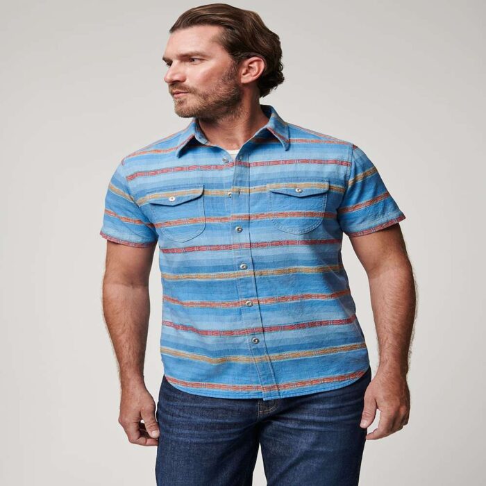 Kalispell Striped Cotton Shirt