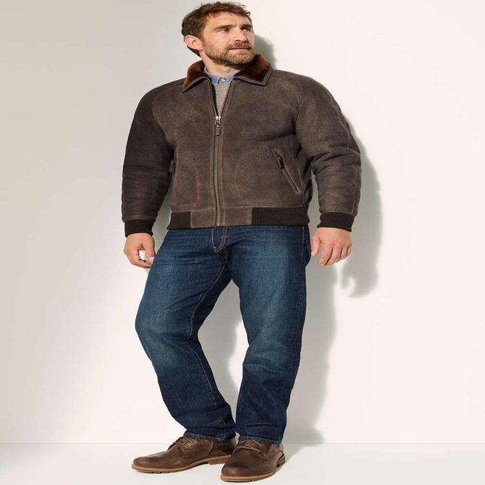Cyrus Sheepskin Bomber Jacket