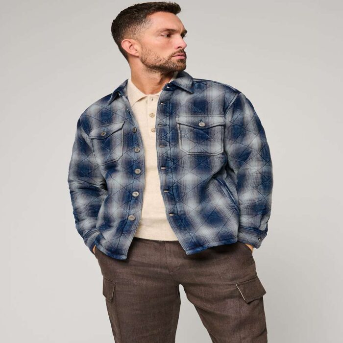 Continental Divide Quilted Cotton Shirt Jacket