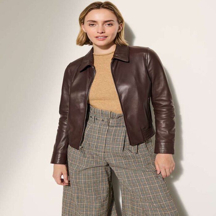 Madison Leather Bomber Jacket