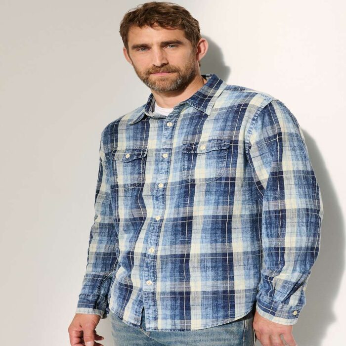 Independence Cotton Plaid Shirt
