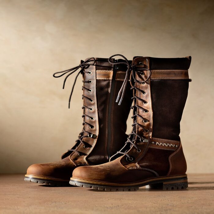 Women's Ilka Wool-Lined Leather Boots