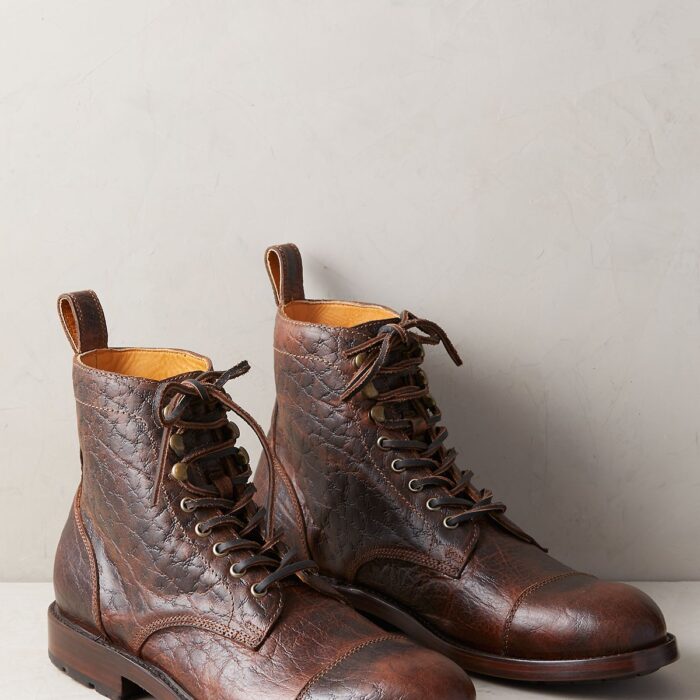 Men's Telluride Bison Leather Boots
