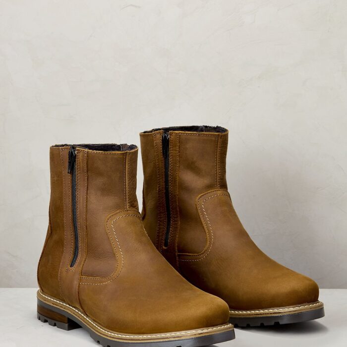 Men's Phoenix Shearling-Lined Leather Boots