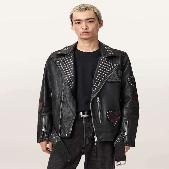 Cole Leather Biker Jacket