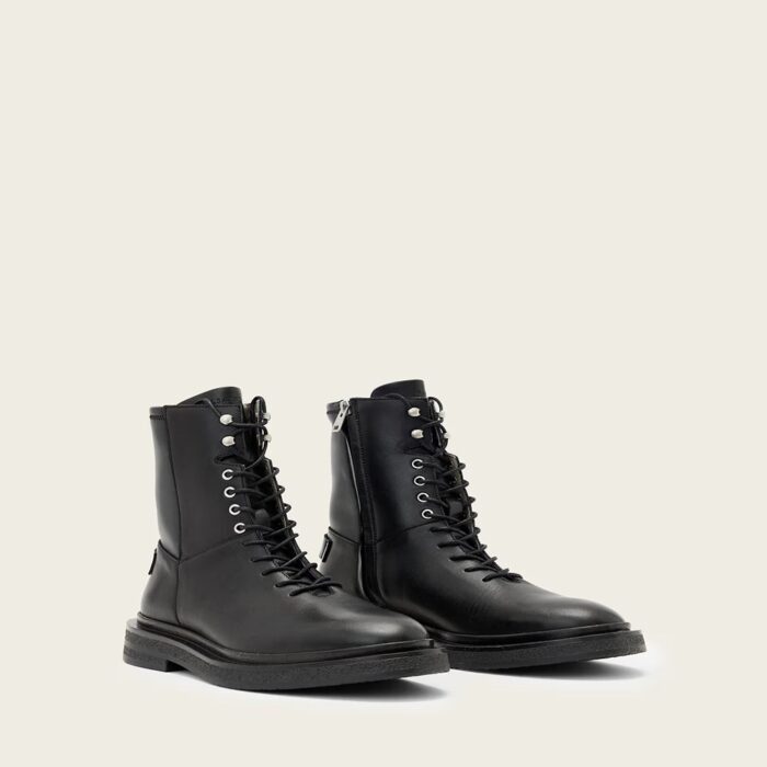 Escher Lace Up Leather Boots